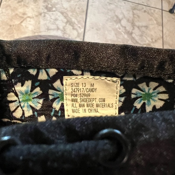 Little Girls Maui Island Black Glitter Slip on Shoe, size 13 - Picture 5 of 5